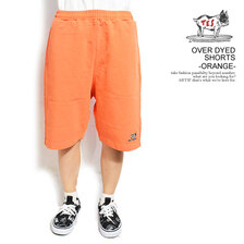 The Endless Summer TES OVER DYED SHORTS -ORANGE- G-23574346画像