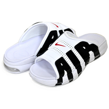 NIKE AIR MORE UPTEMPO SLIDE NA white/varsity red-black FB7815-100画像