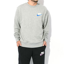 NIKE Club+ FT LBR Crew Sweat Grey FB7685-063画像