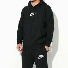 NIKE Club+ FT LBR Pullover Hoodie Black FB7789-010画像