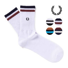 FRED PERRY TIPPED SHORT SOCKS F19998画像
