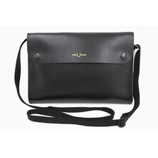 FRED PERRY BURNISHED LEATHER SACOCHE BAG L4330画像