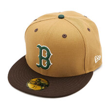 NEW ERA 59FIFTY Beef and Broccoli ボストン・レッドソックス ウィート バーントウッドバイザー 13750725画像