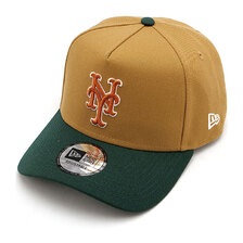 NEW ERA 9FORTY A-Frame Beef and Broccoli ニューヨーク・メッツ ウィート ダークグリーンバイザー 13750639画像