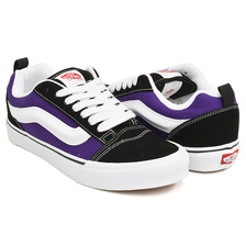 VANS KNU SKOOL 2 TONE BLACK / PURPLE VN0009QCB5P画像