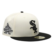 NEW ERA 59FIFTY MLB 2-Tone シカゴ・ホワイトソックス クロームホワイト ブラックバイザー 13750723画像