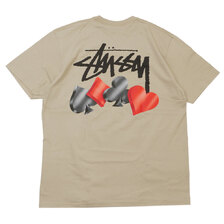STUSSY SUITS TEE KHAKI画像