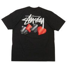 STUSSY SUITS TEE BLACK画像