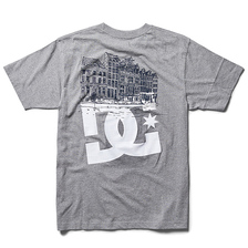 DC SHOES BEN G AMSTERDAM HSS TEE GREY DST234072-KNFH画像