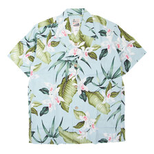 Fukuwa-uchi RESORT ALOHA SHIRT AQUA M52832画像