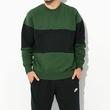 NIKE Club+ FT CB Crew Sweat Green/Black FB7849-323画像