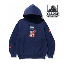X-LARGE ARCADE GAME LOGO HOODED SWEATSHIRT 101233012012画像