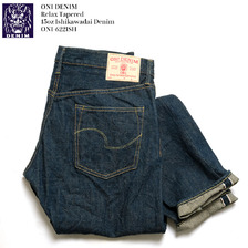 ONI DENIM Relax Tapered 15oz Ishikawadai Denim ONI-622ISH画像