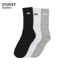 STUSSY STOCK CREW SOCK画像