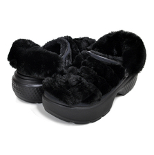 crocs STOMP LINED QUILTED BLACK 208938-001画像