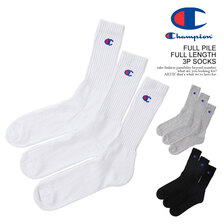 Champion FULL PILE FULL LENGTH 3P SOCKS CMSCY001画像