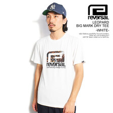 reversal LEOPARD BIG MARK DRY TEE -WHITE- RV23AW051画像