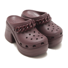 crocs Siren Chain Clog Dark Cherry 209018-6WD画像