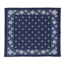 WAREHOUSE Lot 5227 SELVEDGE INDIGO BANDANA B柄(GEOMETRIC)画像