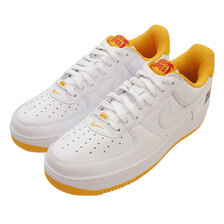 NIKE AIR FORCE 1 LOW RETRO QS WHITE/WHITE-UNIVERSITY_GOLD DX1156-101画像