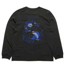 TAILOR TOYO LONG SLEEVE SUKA T-SHIRT EMBROIDERED "EAGLE, TIGER & DRAGON" TT69299画像