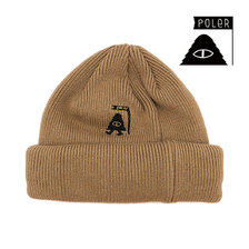 POLeR SUMMIT SHALLOW BEANIE BEIGE 233MCV0098画像