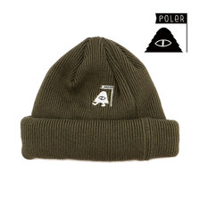 POLeR SUMMIT SHALLOW BEANIE OLIVE 233MCV0098画像