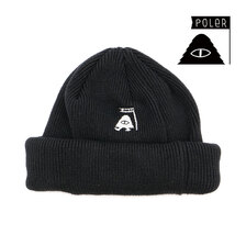 POLeR SUMMIT SHALLOW BEANIE BLACK 233MCV0098画像