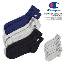 Champion QUARTER LENGTH 3P SOCKS CMSCY202画像