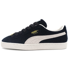 PUMA SUEDE FAT LACE PUMA BLACK/WARM WHITE 393167-03画像