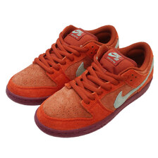 NIKE SB DUNK LOW PRO PRM MYSTIC RED/EMERALD RISE DV5429-601画像