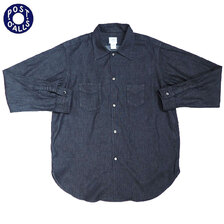 POST OVERALLS #3211 Light Denim NEUTRA 3 SHIRTS indigo画像