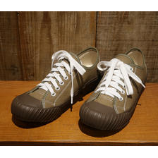 Cushman WW2 MODEL LOW CUT SNEAKER Canvas OLIVE 29282画像