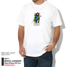 HUF &times; MARVEL AVENGERS Black Widow S/S Tee TS02203画像