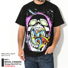 HUF &times; MARVEL AVENGERS Strange Skull S/S Tee TS02197画像