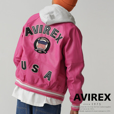 AVIREX LIGHT SIGNATURE VARSITY JACKET 7833950007画像