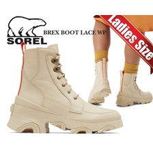 SOREL BREX BOOT LACE WP BLEACHED CRAMIC OPTIMZED ORANGE NL4306-165画像