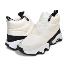 SOREL KINETIC IMPACT PUFFY ZIP WP CHALK BLACK/CRAIE NOIR NL5044-191画像