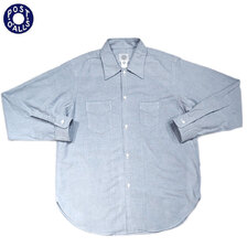 POST OVERALLS #3211 Oxford NEUTRA 3 SHIRTS blue画像
