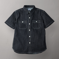 THE FLAT HEAD 10oz WABASH WORK SHORT SLEEVE SHIRT FN-SDK-702S画像