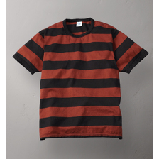 THE FLAT HEAD BORDER SHORT SLEEVE T-SHIRT FN-THB-002画像