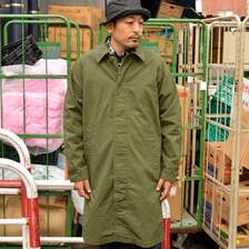 JAPAN BLUE Balmacaan Coat 9.5oz Fatigue リップストップ[アウター] JBOT15003A画像