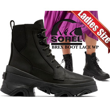 SOREL BREX BOOT LACE WP BLACK JET/NOIR JET NL4305-011画像