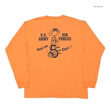 Buzz Rickson's &times; PEANUTS L/S T-SHIRT - keep'em Flyin' - BR69277画像