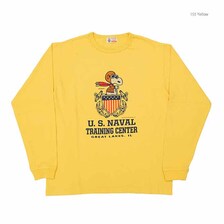 Buzz Rickson's &times; PEANUTS L/S T-SHIRT - U.S.NAVAL TRAINING CENTER - BR69276画像