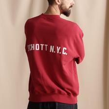 Schott SMALL BULL CREW SWEAT 7823232012画像
