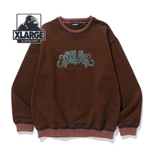 X-LARGE XLA EMBROIDERY CREWNECK SWEATSHIRT 101233012020画像