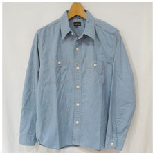 THE FLAT HEAD TWISTED HEATHER WORK SHIRT FN-SCK-007L画像