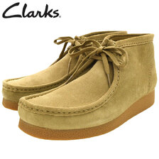 Clarks Wallabee EVO BT BOOTS Dark Sand Suede 26172824画像