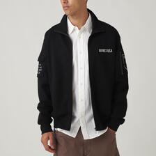 AVIREX FATIGUE STAND ZIP UP SWEAT 7833930011画像